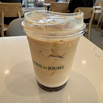 Tous Les Jours - Iced honey lavender macchiato - Bakeries Near Me - Ann Arbor, Michigan