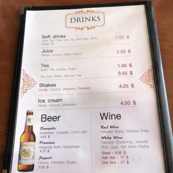 Thai Coconut Island - Drinks menu - Thai Near Me - Cambridge, Ontario Thai Coconut Island - Drinks menu - Thai Near Me - Cambridge, Ontario