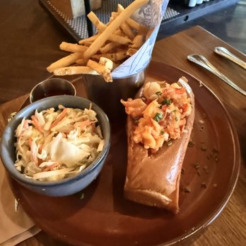 King's Fish House - Carlsbad - Lobster Roll with fries and coleslaw. - Seafood Near Me - Carlsbad, California King's Fish House - Carlsbad - Lobster Roll with fries and coleslaw. - Seafood Near Me - Carlsbad, California