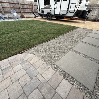 Scenic Route Landscaping - We love our pavers (Project #1). We had our walk ways, sprinklers, back patio walkway, raised bed and beautiful sod for Project #2. - Landscaping Near Me - Santa Maria, California Scenic Route Landscaping - We love our pavers (Project #1). We had our walk ways, sprinklers, back patio walkway, raised bed and beautiful sod for Project #2. - Landscaping Near Me - Santa Maria, California