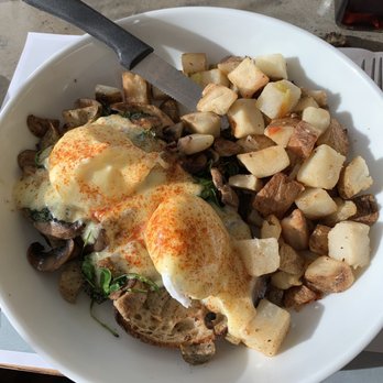 Turning Point - Chicken sausage and eggs benedict - Breakfast & Brunch Near Me - Long Branch, New Jersey Turning Point - Chicken sausage and eggs benedict - Breakfast & Brunch Near Me - Long Branch, New Jersey