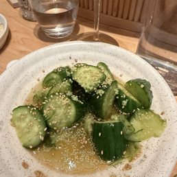 Wasabi Cucumber Tataki