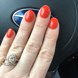 Perfect quick dip mani by Linda