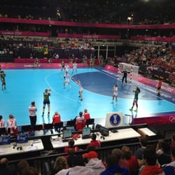 The Copper Box Arena - Quarterfinal match between Norway and Brazil on August 7th. Norway won and advanced to the semifinal!