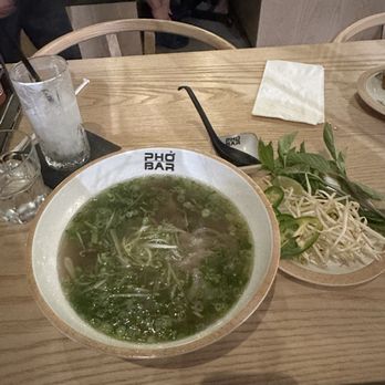Pho Bar Vietnamese Kitchen - RARE EYE ROUND & BRISKET PHO l Pho Tai Gau - Vietnamese Near Me - Pembroke Pines, Florida