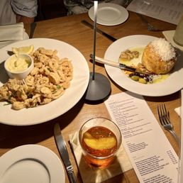 Fried Calamari and Warm Rosemary Focaccia Fried Calamari and Warm Rosemary Focaccia
