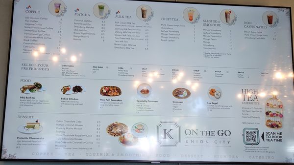 Menu photo 2 K On The Go Union City, CA