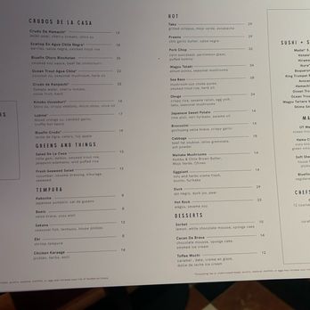 Casa Kenji - Menu - Sushi Bars Near Me - Houston, Texas