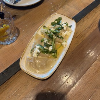 Monkeypod Kitchen by Merriman - Taro Ravioli - New American Near Me - Kihei, Hawaii Monkeypod Kitchen by Merriman - Taro Ravioli - New American Near Me - Kihei, Hawaii