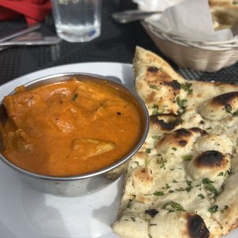 All India Cafe - Garlic Naan - Indian Near Me - Glendale, California