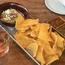 Chips, salsa, guacamole