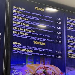 El Favorito Taqueria - Menu