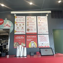 The menu The menu