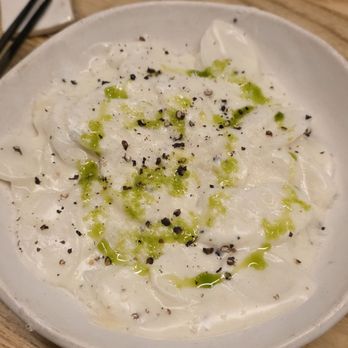 Tomo - Cacio e Pepe Rice Cakes - New American Near Me - Seattle, Washington Tomo - Cacio e Pepe Rice Cakes - New American Near Me - Seattle, Washington