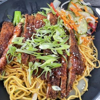 Mews Tavern - Katzu chicken noodle bowl - American Near Me - Wakefield, Rhode Island Mews Tavern - Katzu chicken noodle bowl - American Near Me - Wakefield, Rhode Island