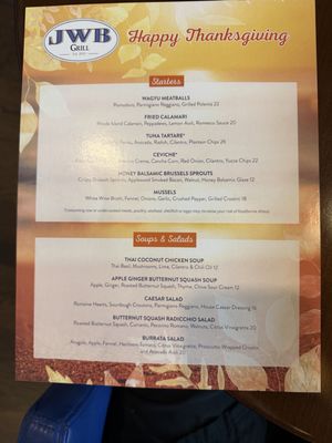 Menu photo 3 JWB Grill Fort Myers Beach, FL