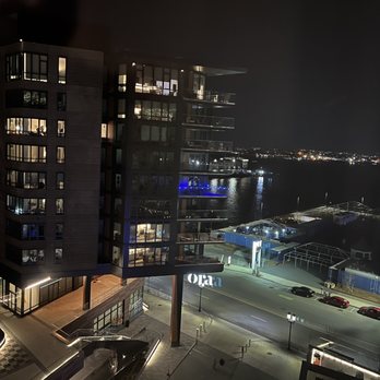 Hyatt Place Boston / Seaport District - From the room looking towards the harbor. - Hotels Near Me - Boston, Massachusetts Hyatt Place Boston / Seaport District - From the room looking towards the harbor. - Hotels Near Me - Boston, Massachusetts