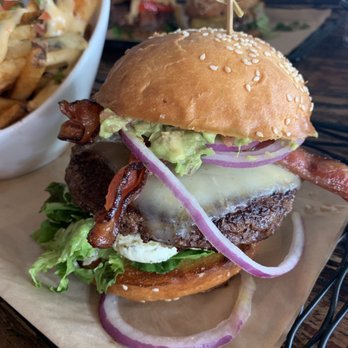 5280 Burger Bar - What the Guac? * I added jalapeño cream cheese and red onions - Burgers Near Me - Westminster, Colorado