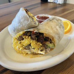 Nancy's Cafe - Breakfast steak burrito