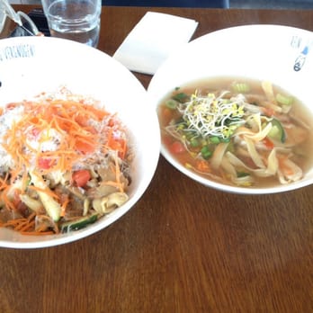 spreegold - The chicken noodle soup and some kind of mushroom pasta (not sooo flavorful) - Salad Near Me - Berlin, BE spreegold - The chicken noodle soup and some kind of mushroom pasta (not sooo flavorful) - Salad Near Me - Berlin, BE
