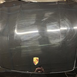 Hood after film was installed Hood after film was installed