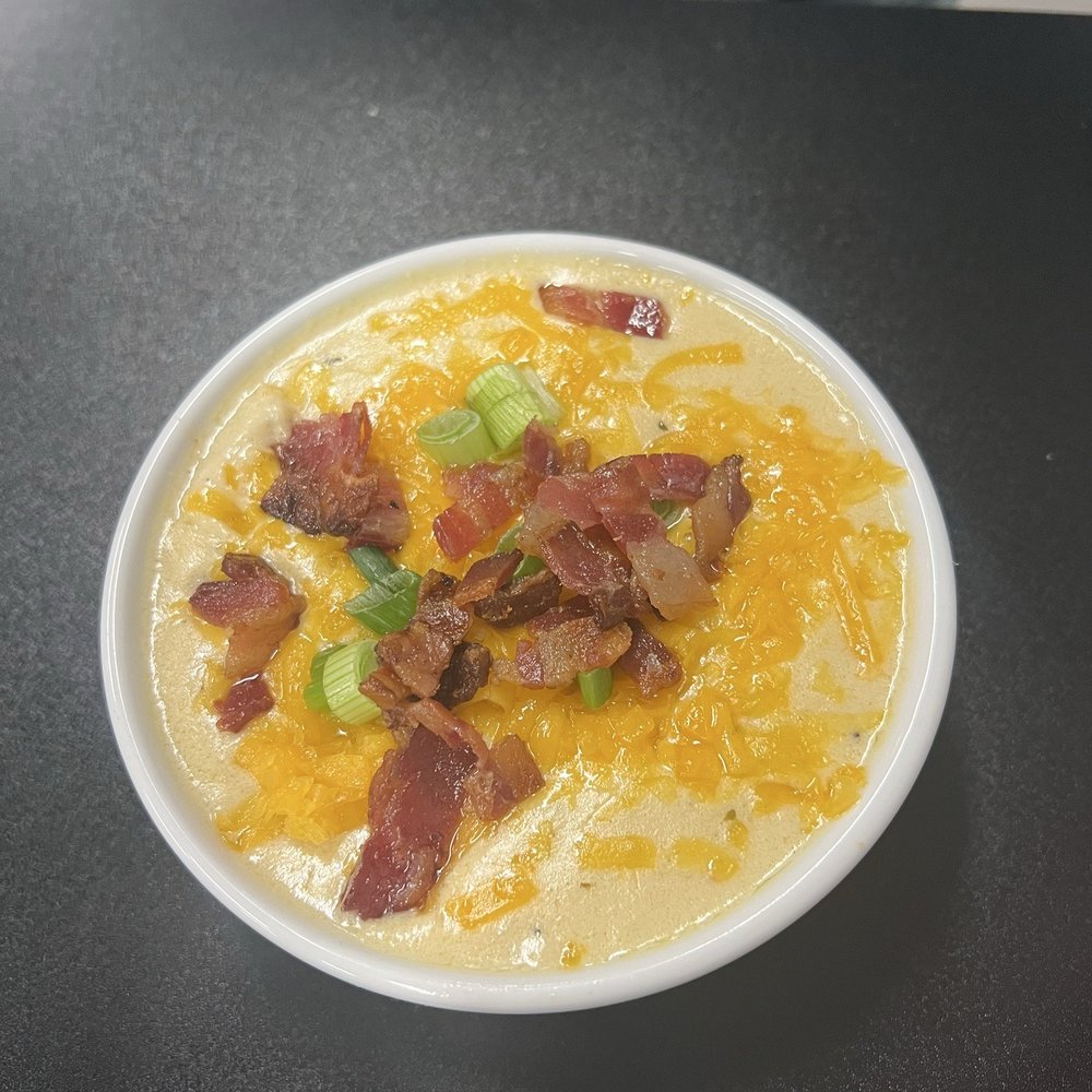 Oregon’s Indoor High Caliber Kitchen - Loaded baked potato soup - American Near Me - Lebanon, Oregon Oregon’s Indoor High Caliber Kitchen - Loaded baked potato soup - American Near Me - Lebanon, Oregon