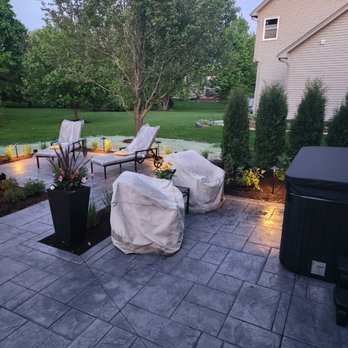 AV Concrete - This cozy patio creates an inviting oasis for gatherings and quiet moments. - Masonry/Concrete Near Me AV Concrete - This cozy patio creates an inviting oasis for gatherings and quiet moments. - Masonry/Concrete Near Me