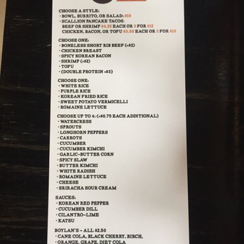 All About Gogi - The menu - Korean Near Me - Hoboken, New Jersey