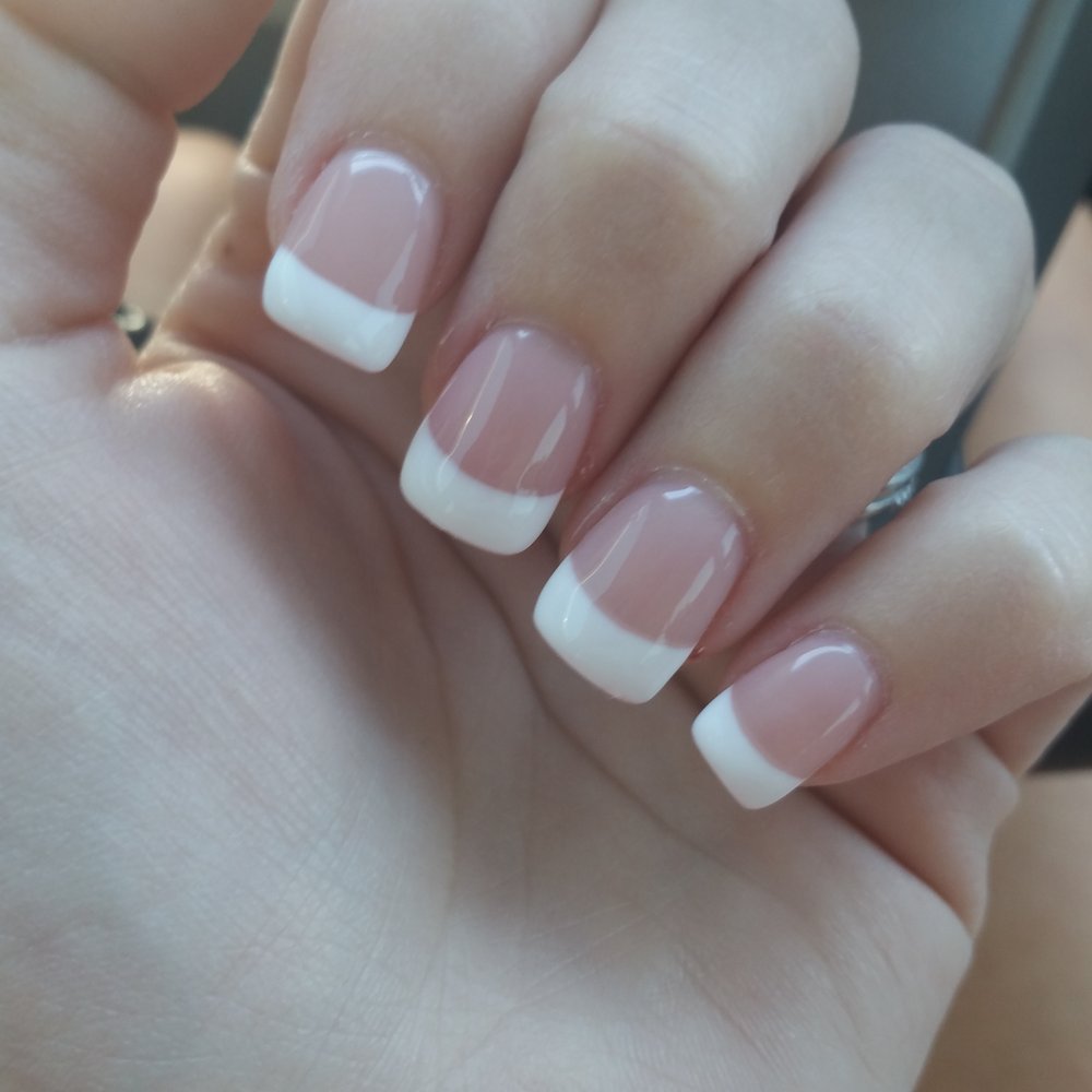Acrylic fill, gel polish. $32.