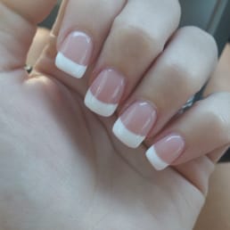 Acrylic fill, gel polish. $32.