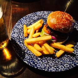 Burger and beer :)