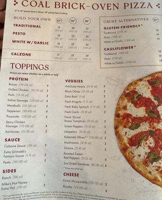 Menu photo 5 Grimaldi's Pizzeria Peoria, AZ