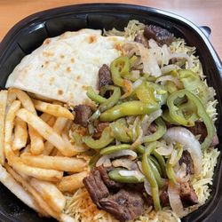 Al Baraka Grill - P4. Beef Kebob Plate