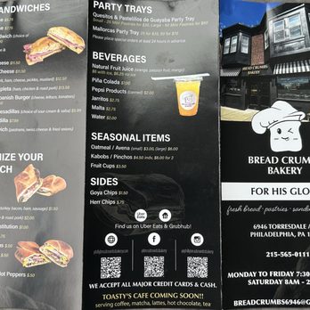 Bread Crumbs Bakery - Menu - Bakeries Near Me - Philadelphia, Pennsylvania