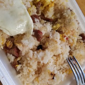 K & K Kitchen - Plate A with fried rice, not pictured is my bacon. - Chinese Near Me - Honolulu, Hawaii K & K Kitchen - Plate A with fried rice, not pictured is my bacon. - Chinese Near Me - Honolulu, Hawaii