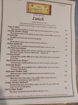 Menu photo 3 Lodgepole Grill Island Park, ID Menu photo 3 Lodgepole Grill Island Park, ID