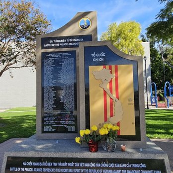Vietnam War Memorial - Battle of the Paracel Islands - Landmarks & Historical Buildings Near Me - Westminster, California Vietnam War Memorial - Battle of the Paracel Islands - Landmarks & Historical Buildings Near Me - Westminster, California
