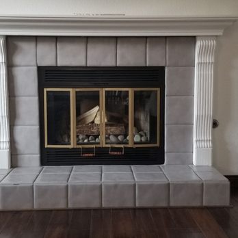Reza's Custom Tile Work - Before picture of the fireplace - Tiling Near Me - San Pedro, California Reza's Custom Tile Work - Before picture of the fireplace - Tiling Near Me - San Pedro, California