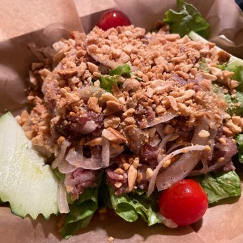 District 1 Pho - B Ti Chanh / Lime Cured Filet Salad - Vietnamese Near Me - Carlsbad, California District 1 Pho - B Ti Chanh / Lime Cured Filet Salad - Vietnamese Near Me - Carlsbad, California
