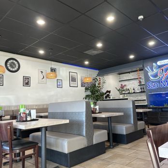 Pho San Marcos - Dining area on one side  and pick up counter. Very clean and inviting. - Vietnamese Near Me - San Marcos, California