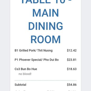 PhoEver - Not sure what the extra charge (42 cents, 81 cents, & 63 cents) are but I'm assuming it's for using a (debit/credit) card to pay. - Vietnamese Near Me - Clovis, California PhoEver - Not sure what the extra charge (42 cents, 81 cents, & 63 cents) are but I'm assuming it's for using a (debit/credit) card to pay. - Vietnamese Near Me - Clovis, California