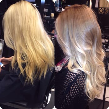 Tease Salon - Before and After! Color correction and extensions by Traylene! - Hair Salons Near Me - Costa Mesa, California