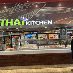 In the middle of food court
