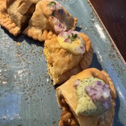 Beef chicken mushroom and corn empanadas. Corn wins Beef chicken mushroom and corn empanadas. Corn wins