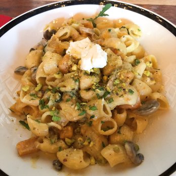 Von's 1000Spirits - Butternut, mushroom, chevre pasta - New American Near Me - Seattle, Washington