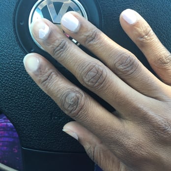 Forum Nails - The very next day after mani/pedi, and all I did was shower. Nothing harsh was used on my nails. The toes are the same as well. - Nail Salons Near Me - Fayetteville, North Carolina