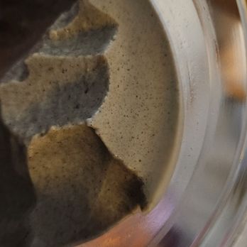 ON + ON Fresh Korean Kitchen - Black sesame pudding, excuse the bite marks. - Asian Fusion Near Me - Rancho Cucamonga, California ON + ON Fresh Korean Kitchen - Black sesame pudding, excuse the bite marks. - Asian Fusion Near Me - Rancho Cucamonga, California