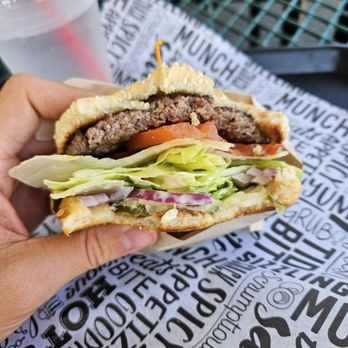 Big D Burgers - Three bites in - Burgers Near Me - Napa, California Big D Burgers - Three bites in - Burgers Near Me - Napa, California