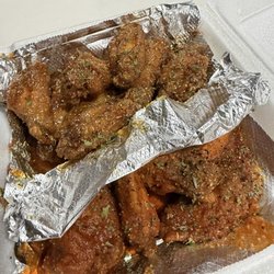 B & L Wings - Hot lemon pepper and honey lemon pepper