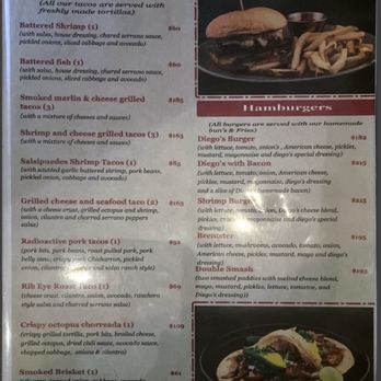 Diego's Casa De Playa - Diego's Menu - Seafood Near Me - Mazatlán, SIN Diego's Casa De Playa - Diego's Menu - Seafood Near Me - Mazatlán, SIN